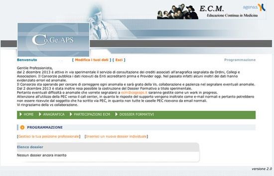 Inserire dossier